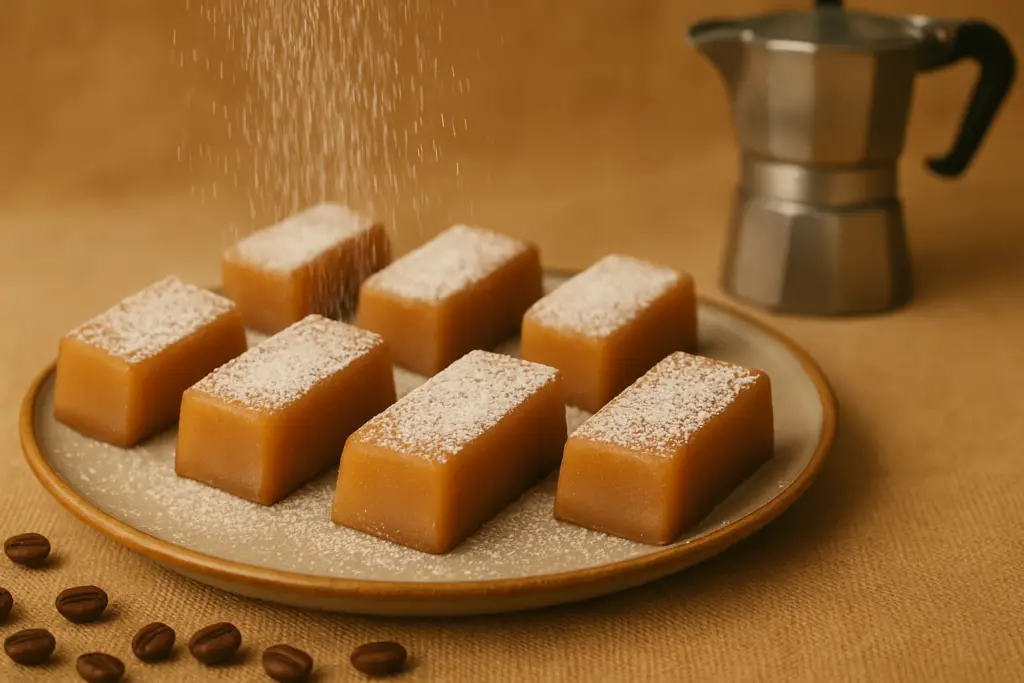 Receta de flan de café