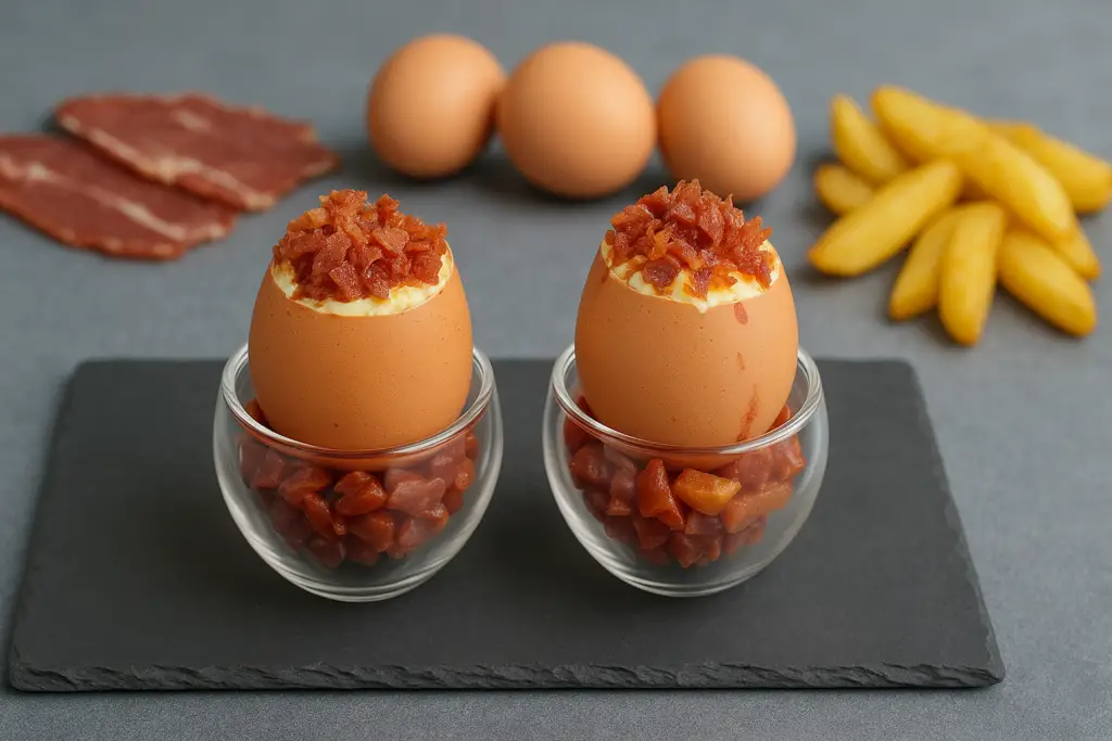 Receta de huevos rotos versión especial