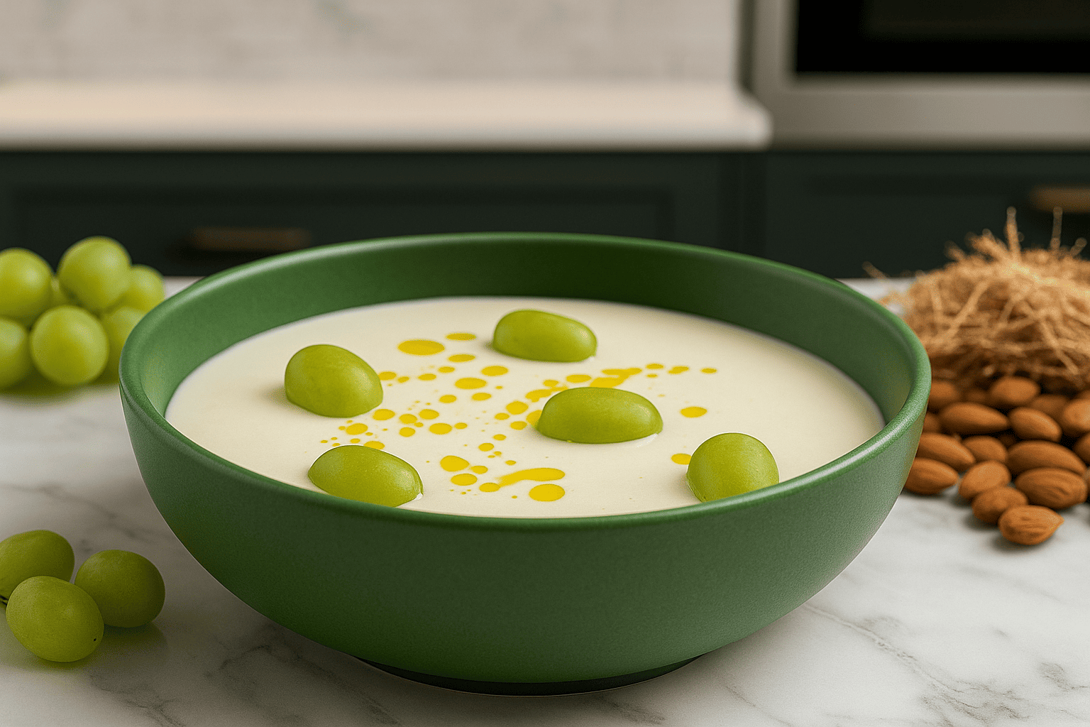 Receta de ajoblanco malagueño