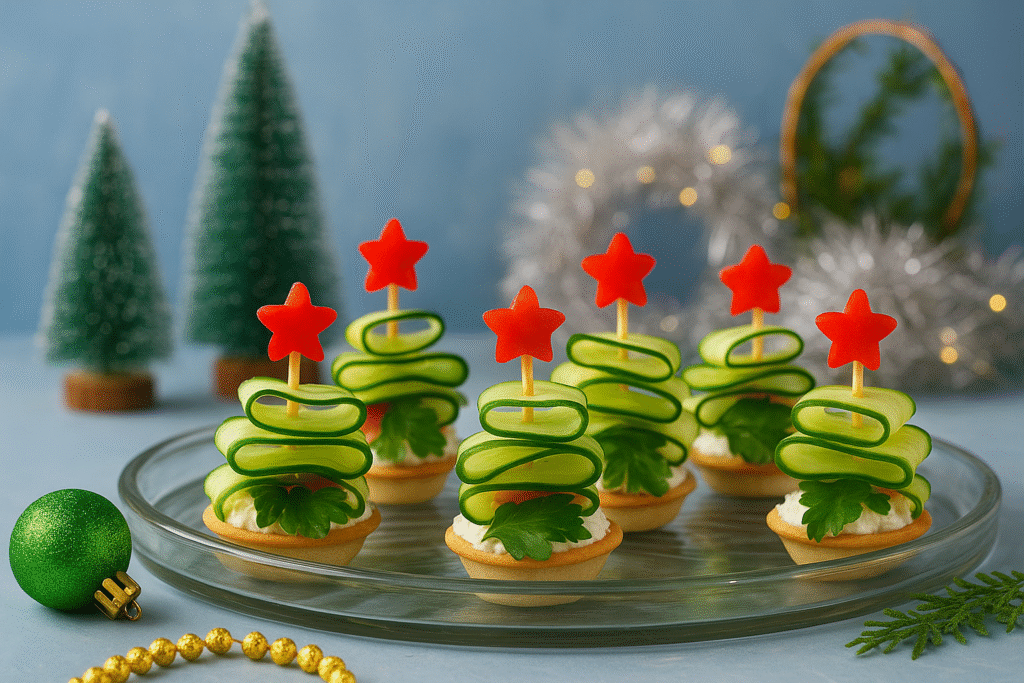 Especial Navidad: Abetos de calabacín