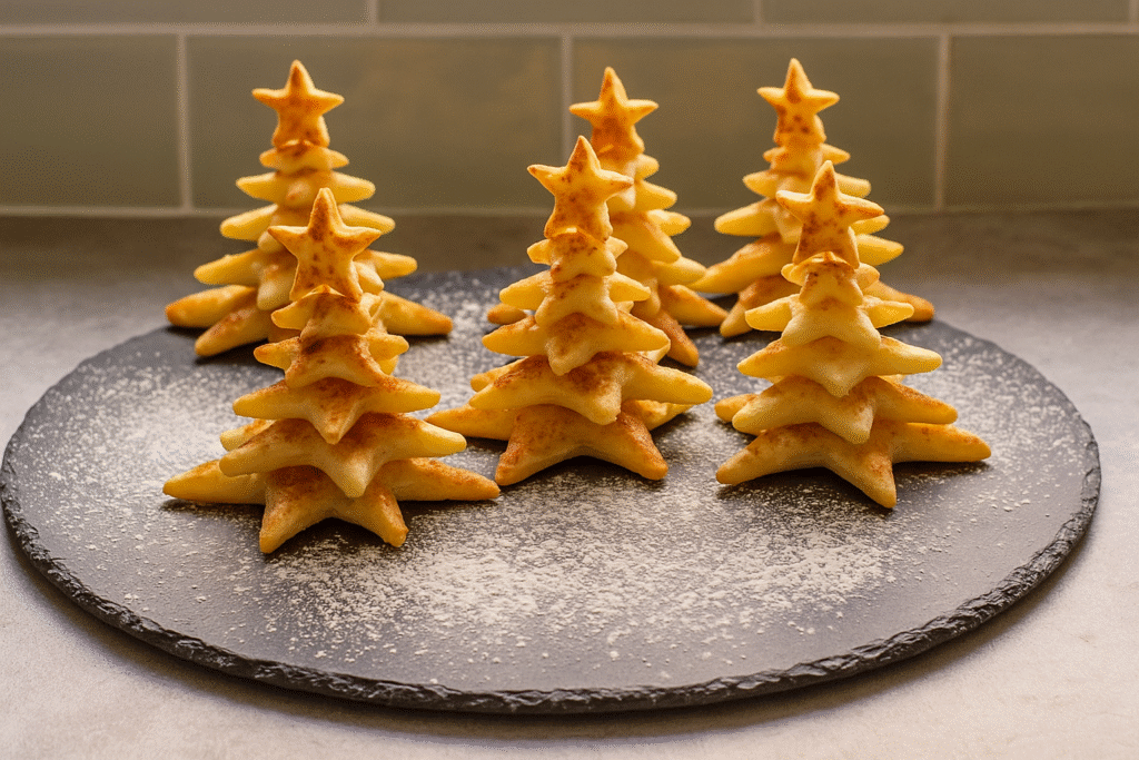 Especial Navidad: Abetos de hojaldre