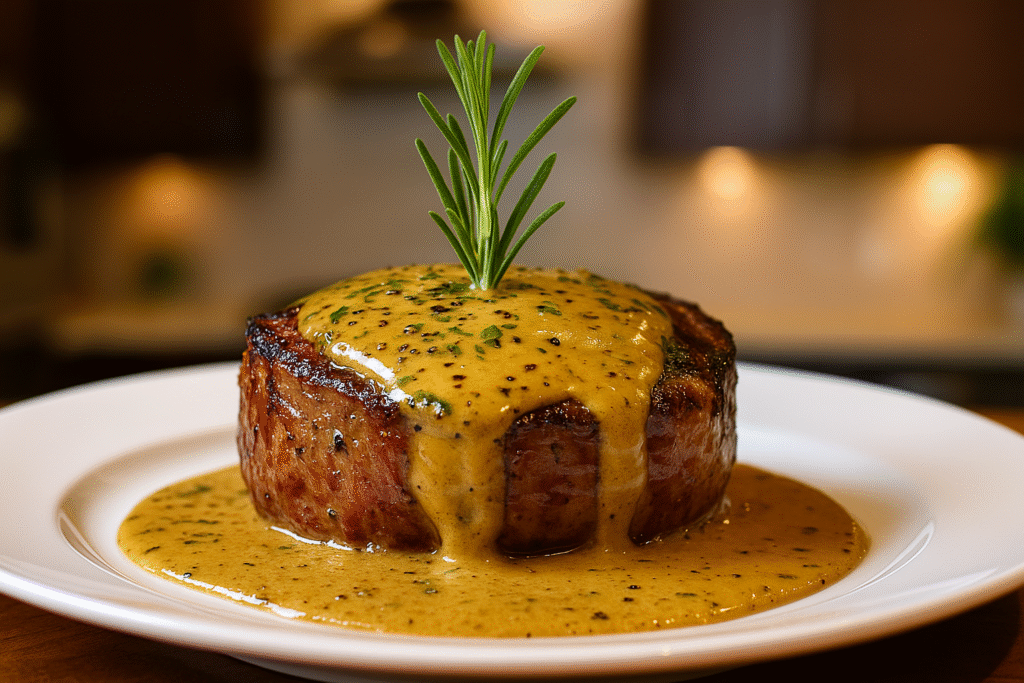 Especial Navidad: Filet mignon con salsa de mostaza y romero