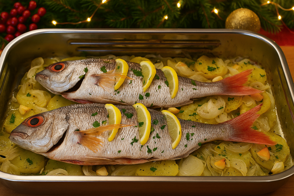 Especial Navidad: Besugo al horno