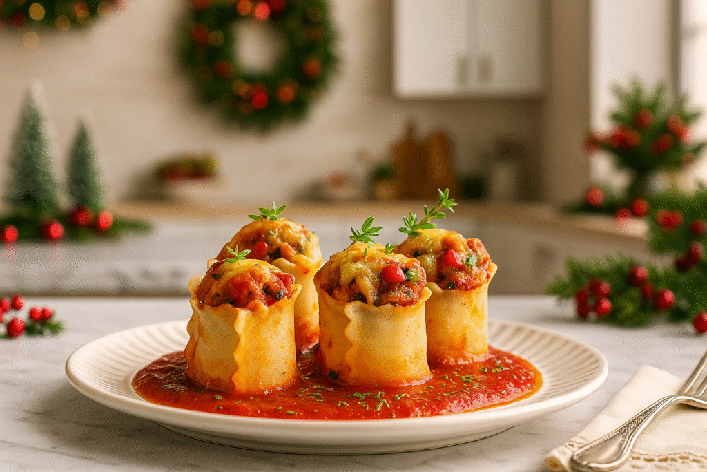Especial Navidad: Canelones rellenos de carne