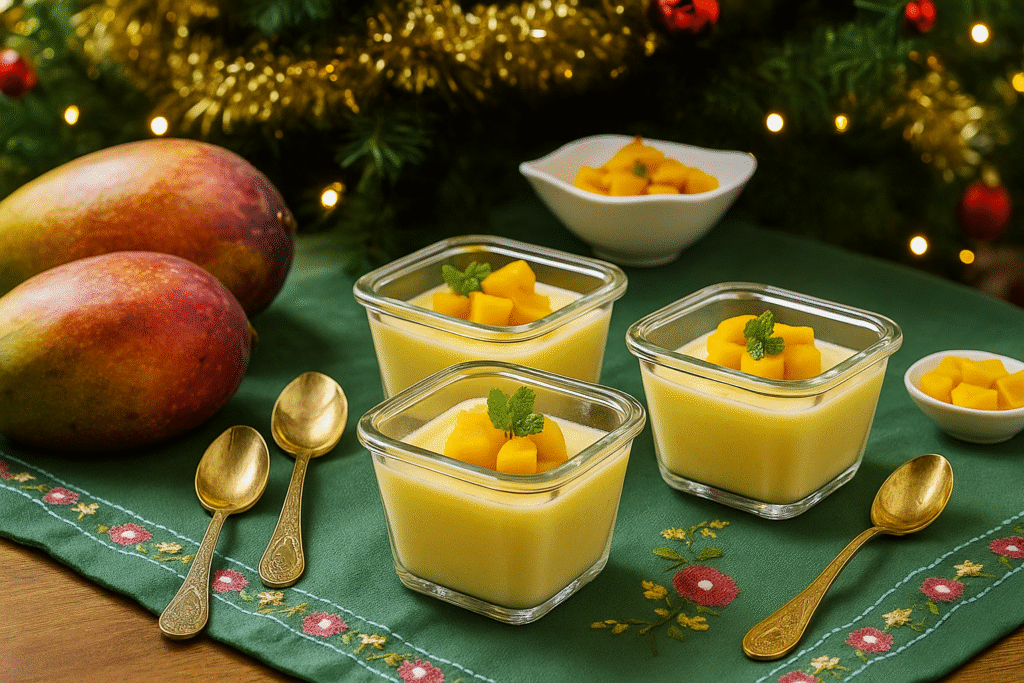 Especial Navidad: Panacota de mango
