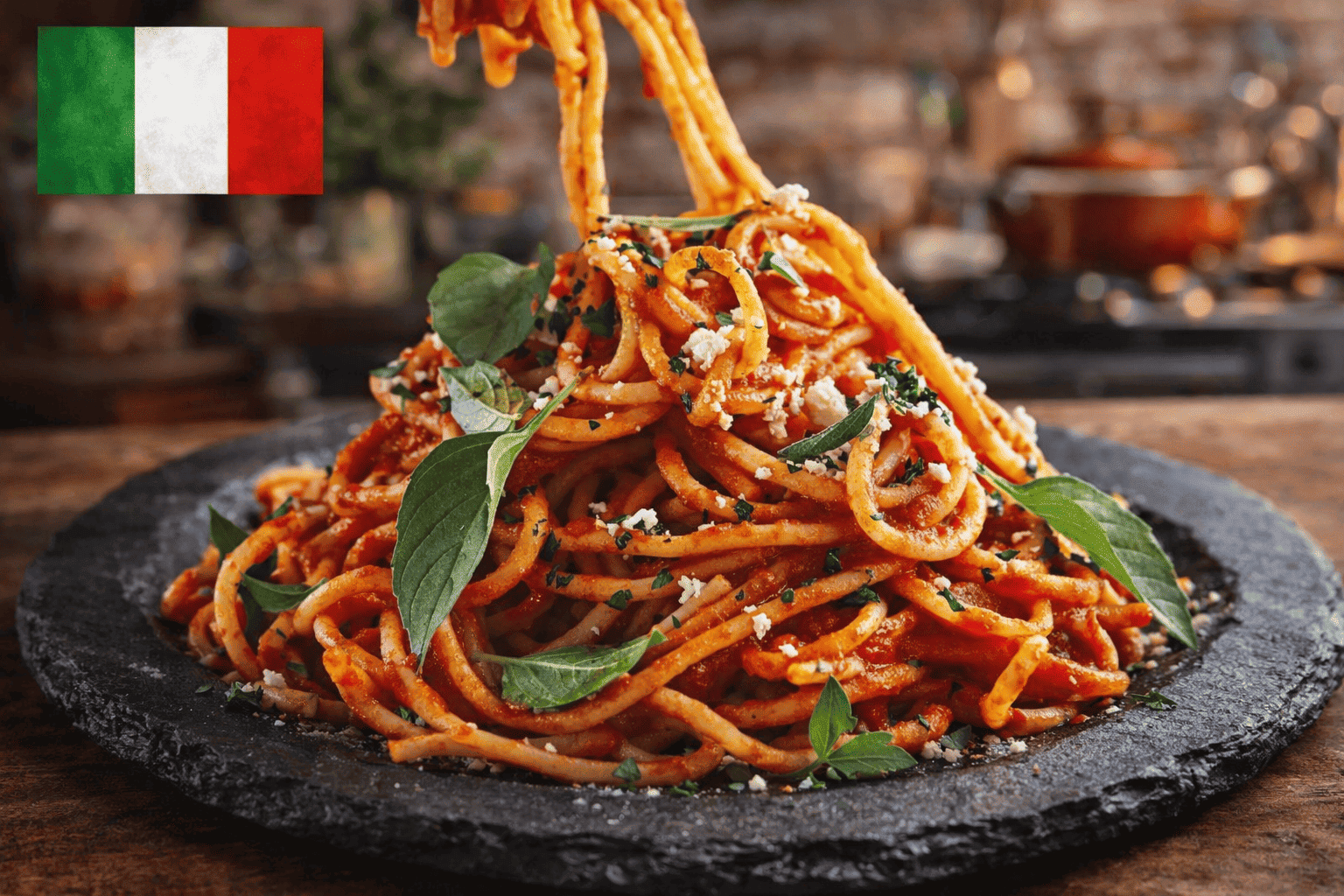 Receta de pasta al pomodoro