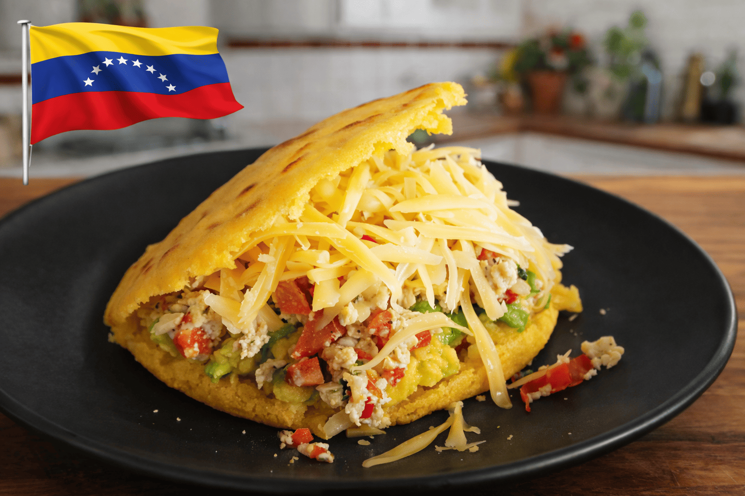 Receta de arepa venezolana